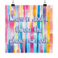 Bespattered Facade "When in Doubt, Throw the Whole Man Out" Pastel Rainbow Giclée Archival Matte Paper Prints