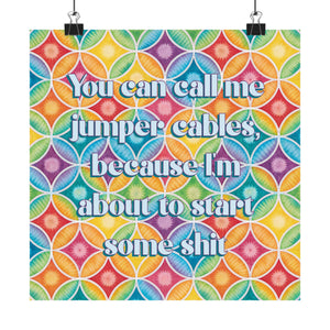 Bespattered Facade "Jumper Cables" Giclée Archival Matte Paper Prints