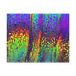 Bespattered Facade Neon Lava Stretched Matte Canvas Art Prints | Multiple Sizes
