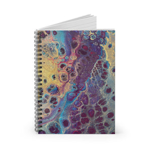 Bespattered Facade Bejeweled Spiral Notebook - Lined Pages