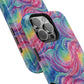 Bespattered Facade Rainbow Nebula Impact-Resistant Case