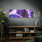 Bespattered Facade Purple Haze Stretched Matte Canvas Art Prints | Multiple Sizes