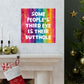 Bespattered Facade All-Seeing Butthole Rainbow Giclée Archival Matte Paper Prints