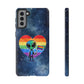 Bespattered Facade Rainbow Extraterrestrial Pride Tough Case