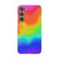 Bespattered Facade Rainbow Heat Map Snap Case