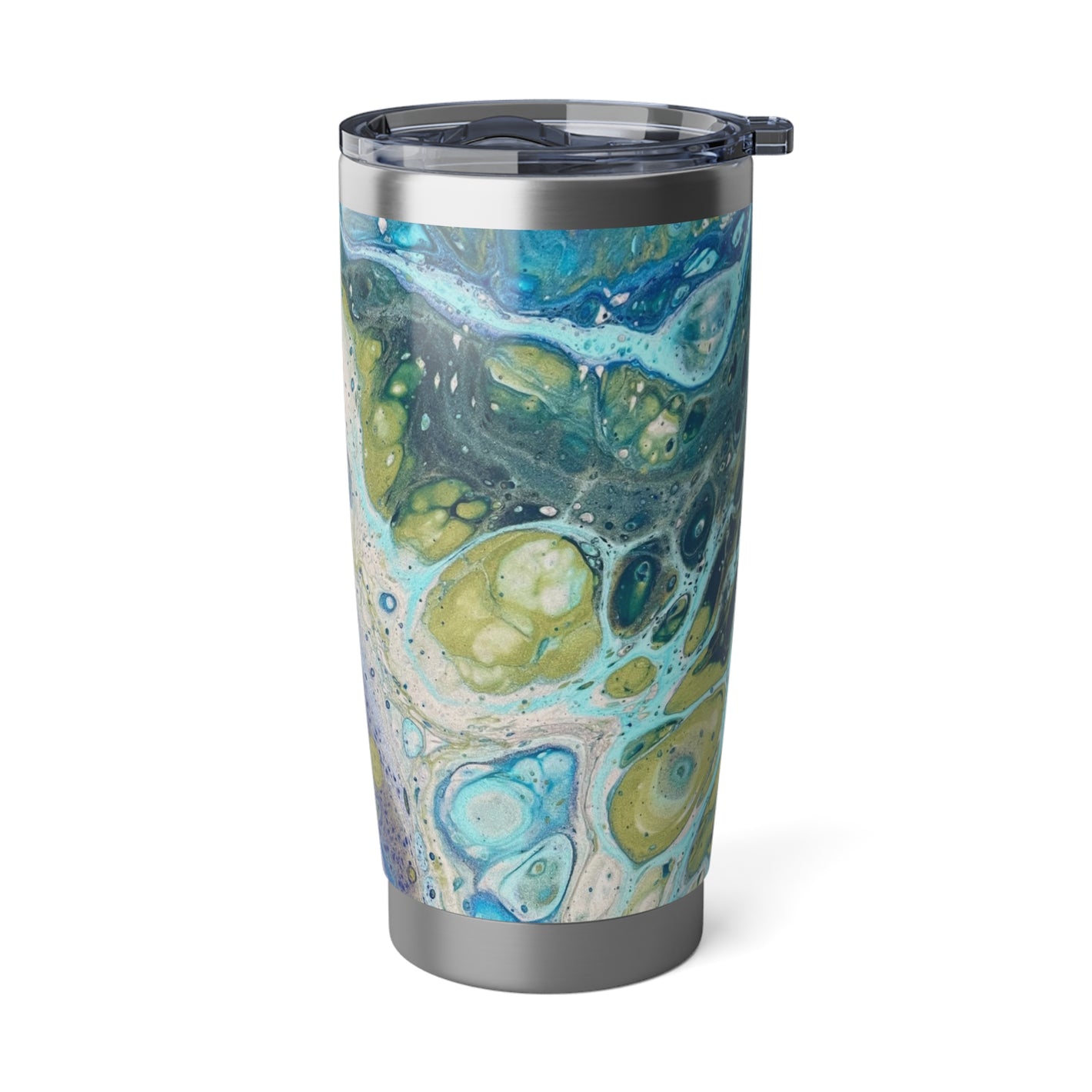 Bespattered Facade Sea Turtle Vagabond Spill-Resistant Lid Stainless-Steel Tumbler 20oz