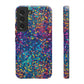 Bespattered Facade Party Time Rainbow Confetti Dots Tough Case