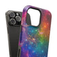 Bespattered Facade Rainbow Universe Impact-Resistant Case