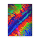 Bespattered Facade Fluid Art Abstract Painting Stretched Matte Canvas Art Prints | Multiple Sizes