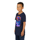 Bespattered Facade Rainbow Eat the Rich Colorful Retro Orcas Youth Short Sleeve Tee
