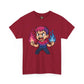 Bi-Furious Cartoon Pride Tee – Unisex Heavy Cotton Shirt for Gamers, Comic Fans & LGBTQ+ Allies