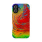 Bespattered Facade Rainbow Vortex Impact-Resistant Case