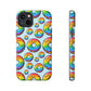 Bespattered Facade Rainbow Sprinkle Donut Tough Case