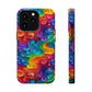 Bespattered Facade Rainbow Swirls MagSafe Tough Case