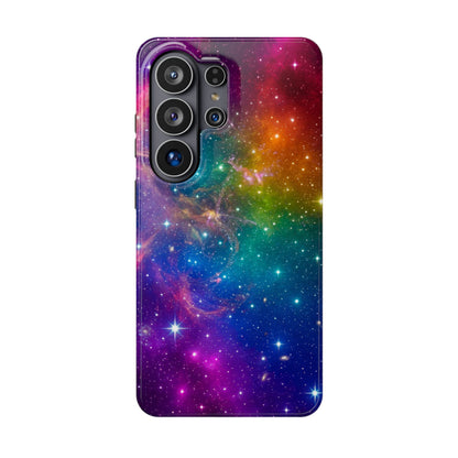 Bespattered Facade Rainbow Universe Impact-Resistant Case