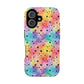 Bespattered Facade Rainbow Watercolor Dots MagSafe Tough Case