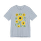 Sunflowers Bella Canvas Unisex Jersey Short Sleeve Tee
