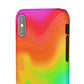 Bespattered Facade Rainbow Heat Map Snap Case