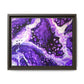Bespattered Facade Purple Haze Framed Canvas Art Print | 3 Frame Colors | Multiple Sizes