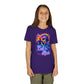 Bespattered Facade Rainbow Eat the Rich Colorful Retro Orcas Youth Short Sleeve Tee