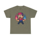 Bi-Furious Cartoon Pride Tee – Unisex Heavy Cotton Shirt for Gamers, Comic Fans & LGBTQ+ Allies