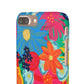 Bespattered Facade Bold Florals Snap Case
