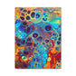 Bespattered Facade Fluid Art Abstract Painting Stretched Matte Canvas Art Prints | Multiple Sizes