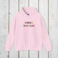 Bespattered Facade "Rainbow Is the New Black" Colorful Embroidered Unisex Heavy Blend™ Hooded Sweatshirt