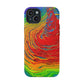 Bespattered Facade Rainbow Vortex Impact-Resistant Case