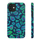 Bespattered Facade Emerald Leopard Snap Case