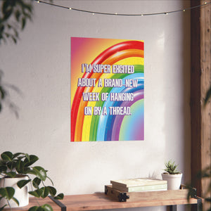 Bespattered Facade "Hanging on by a Thread" Rainbow Giclée Archival Matte Paper Prints