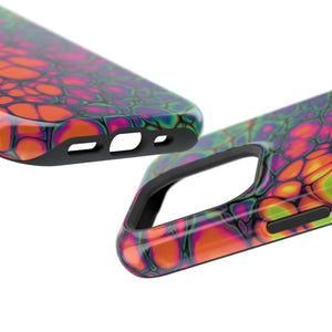 Bespattered Facade Neon Butterfly Abstract Art MagSafe Tough Case