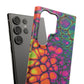 Bespattered Facade Neon Butterfly Snap Case
