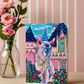 Mix Castle Cat - Greeting Card / Fine Art Print