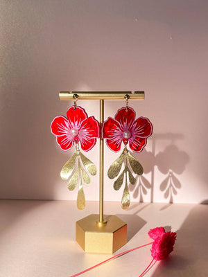 Flower of Luck Acrylic Earrings