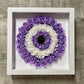 9” x 9” Handmade Multi Color Evil Eye Nazar Boncuk Mal De Ojo Rose Flower Shadowbox