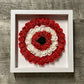 9” x 9” Handmade Multi Color Evil Eye Nazar Boncuk Mal De Ojo Rose Flower Shadowbox