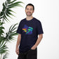 Bespattered Facade Rainbow Ally Gator Colorful LGBTQ+ Pride Premium Unisex Comfort Colors Garment Dyed 100% Cotton T-Shirt