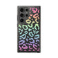 Bespattered Facade Pastel Rainbow Leopard Clear Case