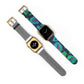 Bespattered Facade Emerald Leopard Faux-Leather Smart Watch Band