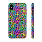 Bespattered Facade Candy Coated Neon Leopard Tough Case