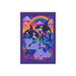 Bespattered Facade "Eat the Rich" Orcas Rainbow Garden Flag