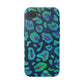 Bespattered Facade Emerald Leopard Impact-Resistant Case