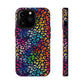 Bespattered Facade Rainbow Paint Splatter Leopard Impact-Resistant Case