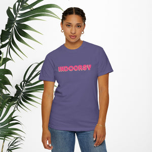 Bespattered Facade Sprinkle Doughnut Indoorsy Premium Unisex Comfort Colors Garment Dyed 100% Cotton T-Shirt