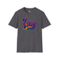Bespattered Facade Neon "Easy Tiger" Colorful Unisex Softstyle T-Shirt