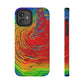 Bespattered Facade Rainbow Vortex Impact-Resistant Case