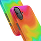 Bespattered Facade Rainbow Heat Map Snap Case