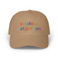 Childless Pet Person Rainbow Embroidered Classic Cap (10 Hat Colors)