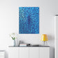 Bespattered Facade Fluid Art Abstract Painting Stretched Matte Canvas Art Prints | Multiple Sizes